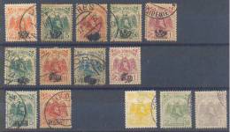 Albania The Stamps From 3 Different Series 1922 USED - Albanië