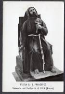 31557    Italia,   Santuario  Di  Lula (Nuoro),  Statua  Di  S.  Francesco,  NV  (scritta) - Nuoro