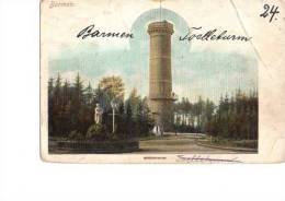 Litho Barmen Toelleturm Um 1900 - Wuppertal