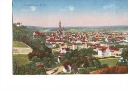 Litho Landshut Von Norden Kirche Wohnhäuser Um 1920 - Landshut