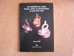 DU CONDOR AU LAMA Chasse Pêche Et Domestication Au Pays Des Incas  Editions Du CEDARC à Treignes Histoire Archéologie - Archéologie