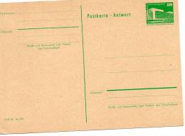 Ganzsache, Postkarte DDR, Ungel. 10Pf. - Postcards - Mint