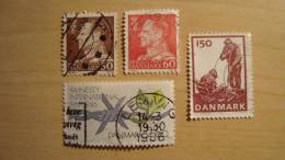 Denmark    Mix Lot  Used - Lotes & Colecciones