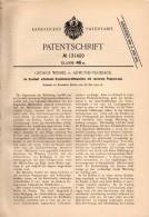 Original Patentschrift - G. Wessel In Aumund - Vegesack B. Bremen , 1901 , Zweitakt - Explosionskraftmaschine !!! - Machines