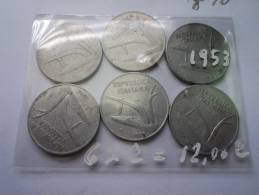 ITALIA  REPUBBLICA  -  10 LIRE 1953 SPIGA - 10 Lire