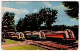 Postcard - Detroit Zoological Gardens, Michigan, Railway   (7414) - Detroit