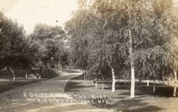York NE City Park 1910 Real Photo Postcard - Other & Unclassified