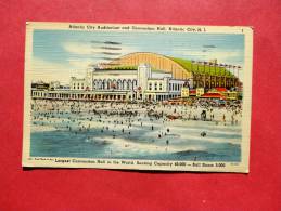 - New Jersey > Atlantic City  Auditorium & Convention Center Linen 1944 Cancel - ----- ---ref   675 - Atlantic City