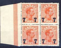 #C1308. Denmark 1927. Michel 174 X4. MNH(**) - Nuevos