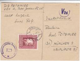 Autriche - Carte Postale De 1948 - Avec Censure - Brieven En Documenten