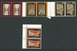 1993 Dreamings Paintings By Aboriginals Set Of 4 In Pairs Of Stamps Complete Mint Unhinged Gum - Nuovi