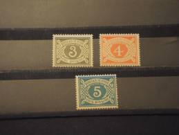 IRLANDA - TASSE 1978 CIFRA 3 Valori - NUOVI(++) - Timbres-taxe