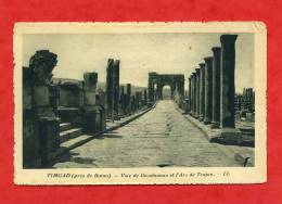 * ALGERIE-TIMGAD(près  De Batna)-Voie De Decumanus Et L´Arc De Trajan - Batna