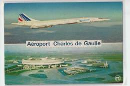 95 - ROISSY-EN-FRANCE - AEROPORT CHARLES DE GAULLE - LE CONCORDE - 1978 - Roissy En France