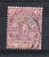 Capo Di Buona Speranza   -   1896.  Dea  Good Hope  3 Pence. Very Fine - Kaap De Goede Hoop (1853-1904)