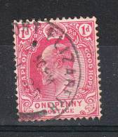 Capo Di Buona Speranza   Cape Of Good Hope  -   1903/04.  Edoardo VII  1 Penny  Red. Timbro Di Lusso - Capo Di Buona Speranza (1853-1904)