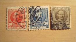 Denmark  1907  Mix Lot  Used - Usado