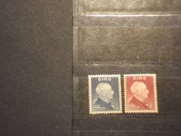 IRLANDA - 1957 REDMOND 2 Valori  - NUOVI(++) - Unused Stamps