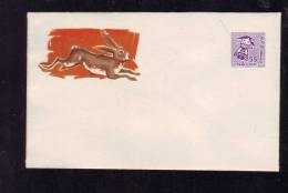 RABIT,LAPINS,1961,COVER STATIONERY,ENTIER POSTAL,UNUSED,VERY RARE,ROMANIA - Rabbits