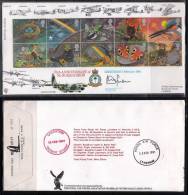 Great Britain 1991 Greetings, 75th Anniv Of No 30 Squadron  FDC - 1991-2000 Em. Décimales