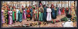 1161/ Slowenien Slovenia Slovenie 1998 Mi.No. 215 - 216 ** MNH Carnival Groups Traditionelle Faschingskostüme - Carnaval