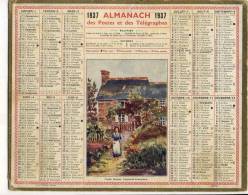 ALMANACH  DES POSTES ET DES TELEGRAPHES( 1937 )  Vielle Maison PASSAIS LA CONCEPTION - Grand Format : 1921-40