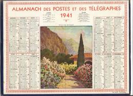 ALMANACH  DES POSTES ET DES TELEGRAPHES( 1941)   Vieux Mas Provençal - Tamaño Grande : 1941-60