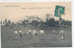 38 // VINAY  Chateau De La Blache, La Fenaison   ANIMEE - Vinay