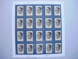 UNO-New York 931 Kleinbogen/sheet ++/MNH, 100. Geburtstag Von Ralph Bunche - Blocks & Sheetlets