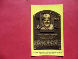 Baseball Hall Of Fame Museum Cooperstown NY-- George Thomas Seaver---- 1992 Printing--- Early Chrome --    - -- -ref 676 - Honkbal