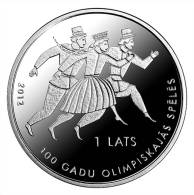 (!) LATVIA 100 Years In Olympic Games ,The 776 YEAR FOR CHRIST. 1 Lats Silver 2012 - London 2012 - Letland