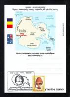 EMIL RACOVITA INAUGURATION OF ROMANIAN ANTARTICA BASE RACOVITA ,SPECIAL POST CARD OBITERATION TURDA 2006 ROMANIA - Explorers