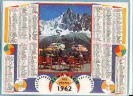 ALMANACH  DES POSTES ET DES TELEGRAPHES(   1962)  Chamonix L Aiguille  Du Dru - Big : 1961-70