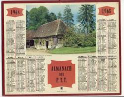 ALMANACH  DES POSTES ET DES TELEGRAPHES(   1968  ) Manoir De L Eaupartie (calvados) - Big : 1961-70