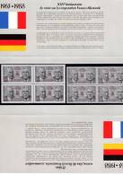 Emmission Commune--FRANCE-ALLEMAGNE--XXV° Anniversaire Du Traité Sur La Coopératio--1963-1988 - Collections