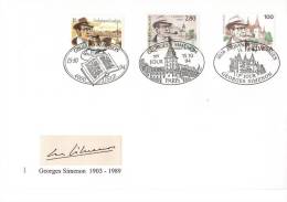 Emmission Commune--FRANCE-SUISSE-BELGIQUE--Geoges SIMENON-1903-1989 - Collections