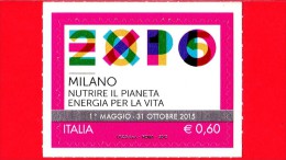 NUOVO - ITALIA - 2012  - MNH - Esposizione Universale Milano 2015 - 0,60 € • Logo Dell´esposizione - 2011-20: Mint/hinged