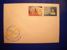 Hungary, FDC 1974 - Johannes Segner, Segner Wheel, Segner Crater, - FDC