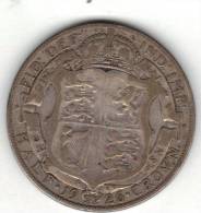 GRANDE BRETAGNE KM 818.2 1/2 C 1926 SILVER . (SP26) - K. 1/2 Crown