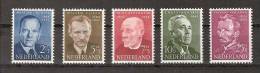 NVPH Nederland Netherlands Pays Bas Holanda 641 642 643 644 645 MLH Zomerzegels Summer Stamps Timbres D'ete 1954 - Ongebruikt