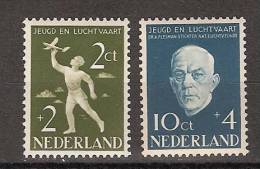 NVPH Nederland Netherlands Pays Bas Niederlande 647-648 MLH  Nationaal Luchtvaartfonds 1954 - Neufs