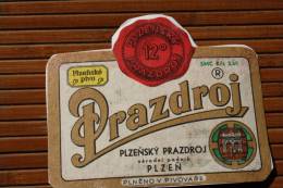 étiquette Autocollante Alcool Prazdroij Plzensky 12° Prazdroj Pologne Polska - Alcohol