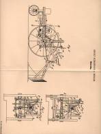 Original Patentschrift - Motorpflug , Traktor , Schlepper , 1900 , Adolf Schaeoler In Berlin !!! - Tractores