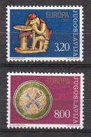 PGL AU416 - YUGOSLAVIE Yv N°1524/25 ** FOLKLORE COSTUMES ARTISANAT - Unused Stamps