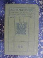 Triest-Austria-Schematismus Der Kustenlandischen Finanz-werwalung-Germany-1911  (k-2) - Livres Anciens