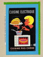 BUVARD  : Cuisine Electrique  Cuisine Pas Chere   Signe BOB - Electricidad & Gas