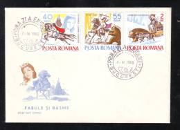 BEAR,OURS,HEDGEHOG,1965,COVER FDC,ROMANIA - Orsi