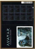 COLLECTOR De 10 Timbres PERSONNALISES CINEMA Sortie Du Film "AVATAR" - Andere & Zonder Classificatie