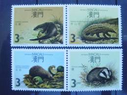 Macau 589/92 ++ Postfrisch MNH, Säugetiere - Unused Stamps