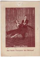 DANCE DANCERS YVONNE AND PANTO BEST DANCING COUPLE IN BALKAN AUTOGRAPH MIMOSA OLD POSTCARD - Danse